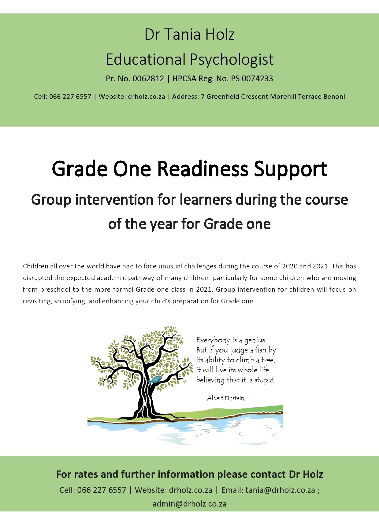 Grade one Readiness Group Education - Pamphlet-page0001 (1)